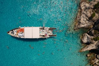 Exclusive Paxos & Antipaxos Cruise from Corfu | Blue Caves, Voutoumi Beach & Gaios